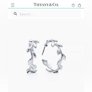 Tiffany & Co. Paloma Picasso Stirling Silver Hoop Earrings